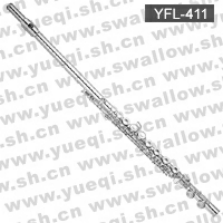 雅馬哈牌YFL-411型帶E鍵C調(diào)鍍銀閉鍵標(biāo)準(zhǔn)長(zhǎng)笛