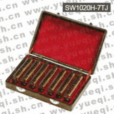 天鵝牌口琴-SW1020H-7TJ天鵝口琴-10孔20音方形高級布魯斯仿金7調(diào)套裝天鵝口琴(大規(guī)格/禮盒)