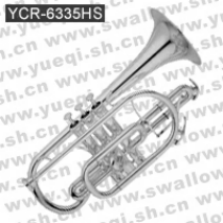 雅馬哈牌YCR-6335HS型降B鍍銀專業(yè)短號